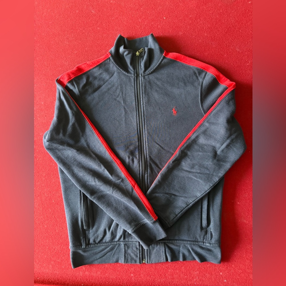 Vintage Polo Zip-Up Sweater